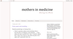 Desktop Screenshot of mothersinmedicine.com